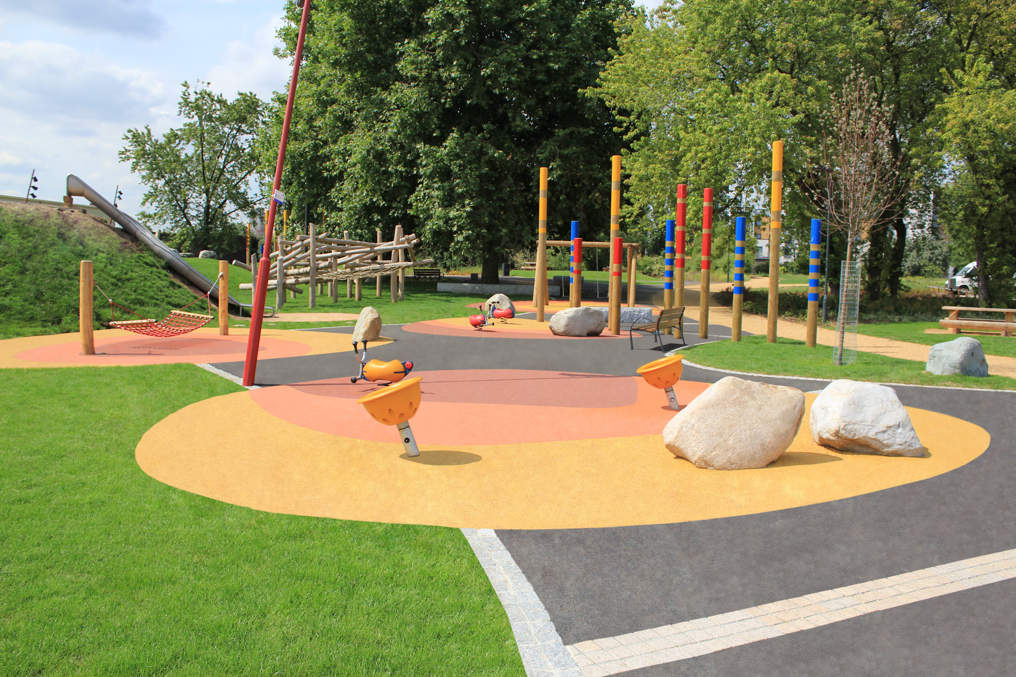 Play area edging