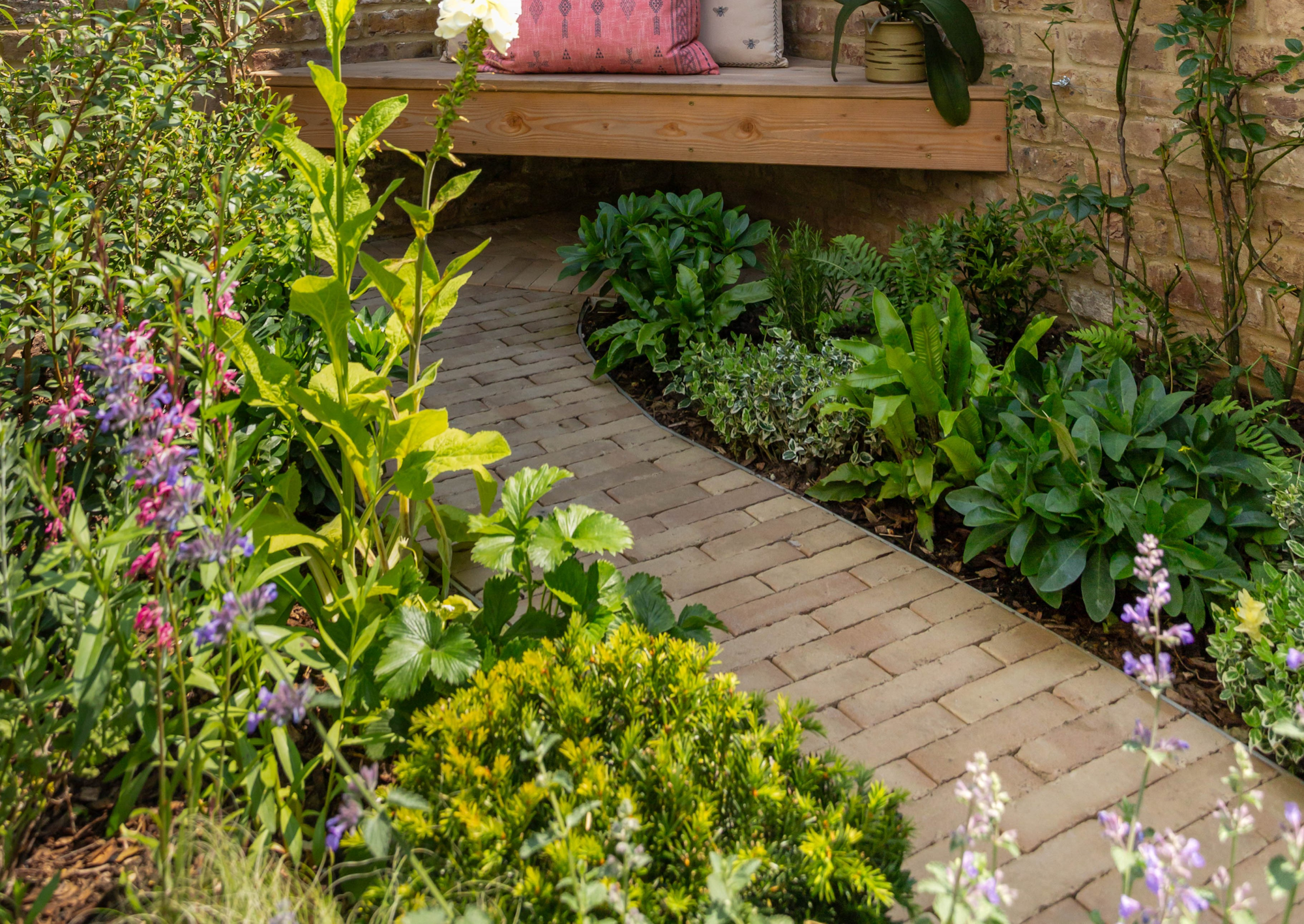 wildlife garden metal edging